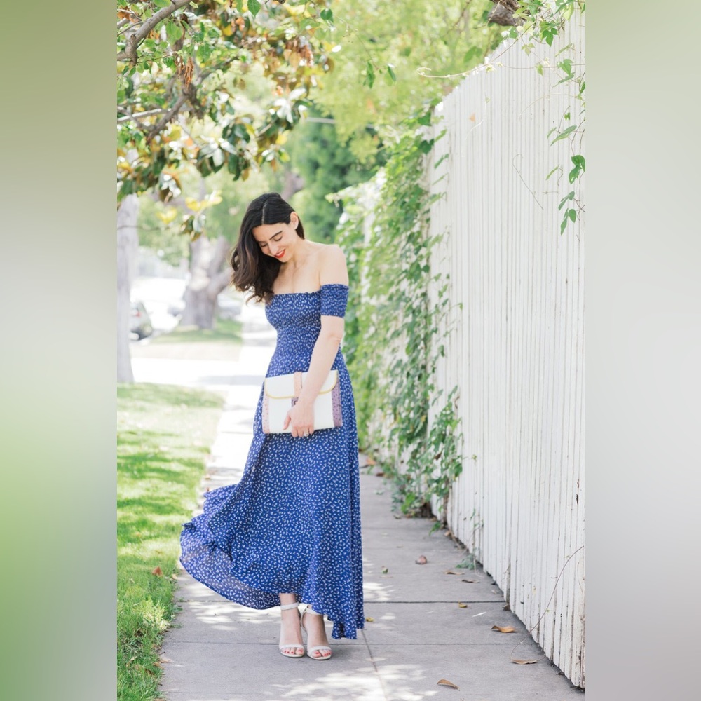 Auguste Boheme Goddess Maxi Navy Floral